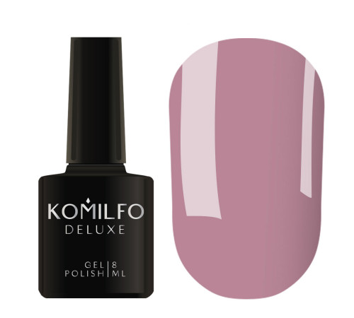 Гель-лак Komilfo Deluxe Series №D042 лавандово-ліловий емаль, 8 мл
