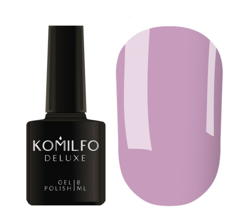 Гель-лак Komilfo Deluxe Series №D043 світлий бузково-ліловий емаль, 8 мл
