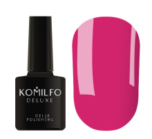 Гель-лак Komilfo Deluxe Series №D052 насичений яскраво-рожевий емаль, 8 мл