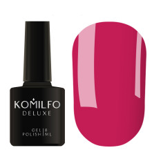 Гель-лак Komilfo Deluxe Series №D053 яскравий малиновий емаль, 8 мл