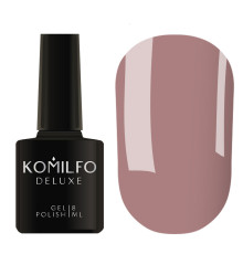 Гель-лак Komilfo Deluxe Series №D060 темне какао емаль, 8 мл