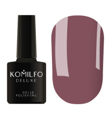 Гель-лак Komilfo Deluxe Series №D064 сіро-бузковий емаль, 8 мл