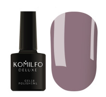 Гель-лак Komilfo Deluxe Series №D065 темний сіро-бузковий емаль, 8 мл