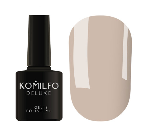 Гель-лак Komilfo Deluxe Series №D070 сірий емаль, 8 мл