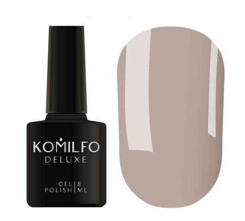 Гель-лак Komilfo Deluxe Series №D071 світлий графітовий емаль, 8 мл