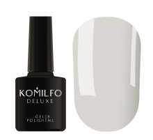 Gel polish Komilfo Deluxe Series No. D072 light blue-gray enamel, 8 ml