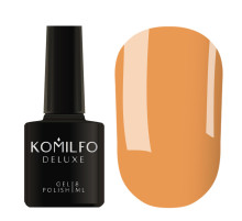 Гель-лак Komilfo Deluxe Series №D074 помаренчево-персиковий емаль, 8 мл