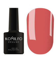 Гель-лак Komilfo Deluxe Series №D077 приглушений малиновий емаль, 8 мл