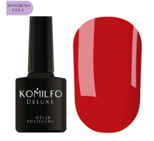 Gel polish Komilfo Deluxe Series No. D080 HEMA/TPO Free, red enamel, 8 ml