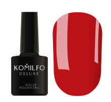 Гель-лак Komilfo Deluxe Series №D080 червоний емаль, 8 мл
