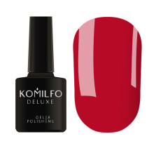 Гель-лак Komilfo Deluxe Series №D085 малиново-червоний емаль, 8 мл