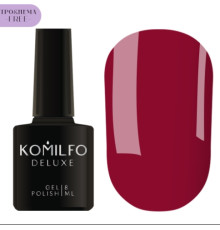 Гель-лак Komilfo Deluxe Series №D090 HEMA/TPO Free, ягідний темно-малиновий емаль, 8 мл