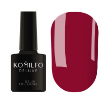 Гель-лак Komilfo Deluxe Series №D090 ягідний темно-малиновий емаль, 8 мл