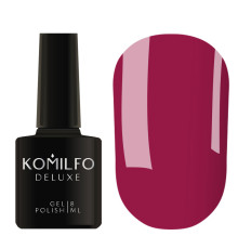 Гель-лак Komilfo Deluxe Series №D091 пурпурно-рожевий емаль, 8 мл