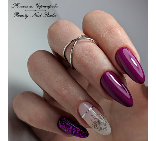 Гель-лак Komilfo Deluxe Series №D093 вечірня марсала емаль, 8 мл