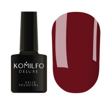 Гель-лак Komilfo Deluxe Series №D097 коричнево-бордовий емаль, 8 мл