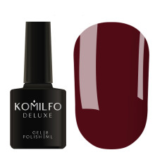Гель-лак Komilfo Deluxe Series №D099 винний емаль, 8 мл