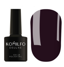 Гель-лак Komilfo Deluxe Series №D102 чорно-фіолетовий емаль, 8 мл