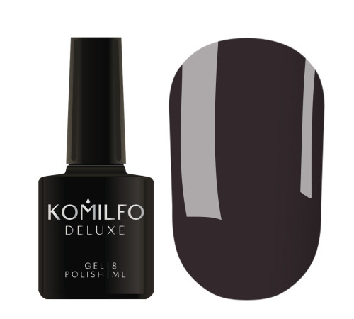 Гель-лак Komilfo Deluxe Series №D103 темний синьо-сірий емаль 8 мл
