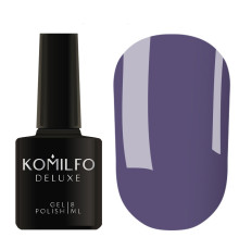 Гель-лак Komilfo Deluxe Series №D107 сіро-синій джинс емаль, 8 мл