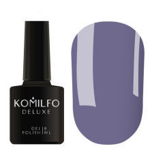 Гель-лак Komilfo Deluxe Series №D108 світлий сіро-синій емаль, 8 мл