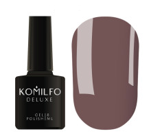 Gel polish Komilfo Deluxe Series No. D112 slightly purple-gray-brown enamel, 8 ml