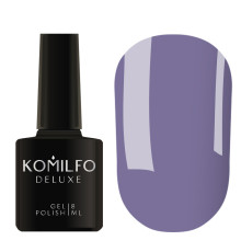 Гель-лак Komilfo Deluxe Series №D117 приглушений світло-синій емаль, 8 мл