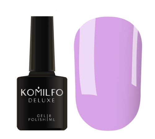 Гель-лак Komilfo Deluxe Series №D119 світло-ліловий емаль, 8 мл