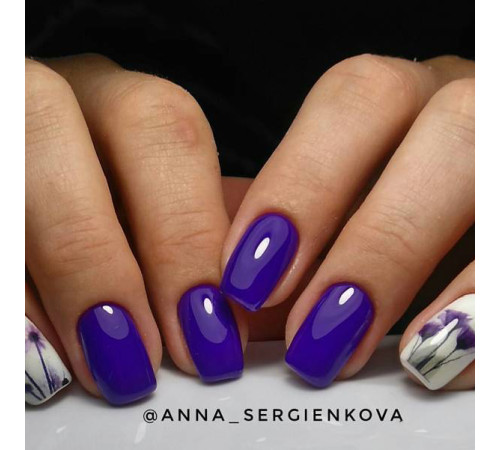 Гель-лак Komilfo Deluxe Series №D123 синьо-фіолетовий емаль 8 мл