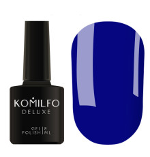 Гель-лак Komilfo Deluxe Series №D127 королівський синій емаль, 8 мл