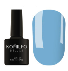 Гель-лак Komilfo Deluxe Series №D133 блакитний емаль 8 мл