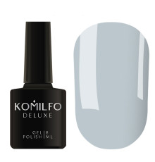 Гель-лак Komilfo Deluxe Series №D137 світлий сіро-блакитний емаль, 8 мл