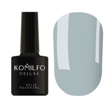Гель-лак Komilfo Deluxe Series №D138 сіро-блакитний емаль, 8 мл