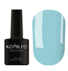 Гель-лак Komilfo Deluxe Series №D140 небесний емаль, 8 мл