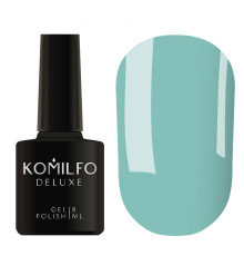 Гель-лак Komilfo Deluxe Series №D141 спокійний блакитний емаль, 8 мл