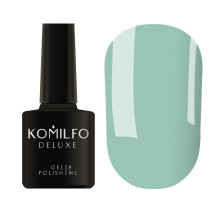 Гель-лак Komilfo Deluxe Series №D144 блідо-бірюзовий емаль 8 мл