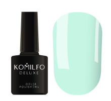 Гель-лак Komilfo Deluxe Series №D145 ніжно-бірюзовий емаль, 8 мл