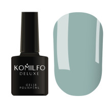 Gel polish Komilfo Deluxe Series No. D146 saturated gray-turquoise enamel, 8 ml
