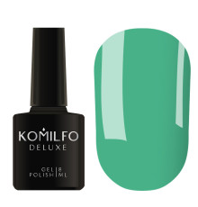 Гель-лак Komilfo Deluxe Series №D149 зелено-бірюзовий емаль, 8 мл
