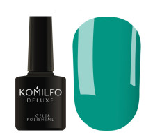 Гель-лак Komilfo Deluxe Series №D151 темний бірюзово-зелений емаль, 8 мл