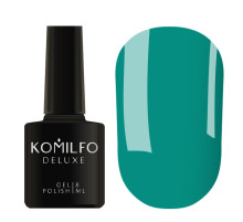 Гель-лак Komilfo Deluxe Series №D152 насичений бірюзовий емаль, 8 мл
