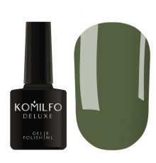 Гель-лак Komilfo Deluxe Series №D158 хакі емаль, 8 мл