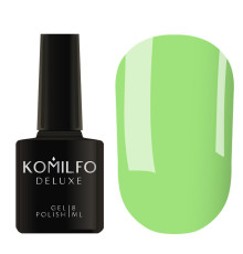 Гель-лак Komilfo Deluxe Series №D159 насичений салатовий емаль, 8 мл