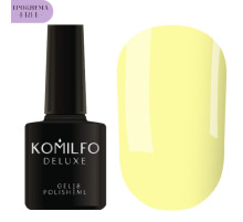 Гель-лак Komilfo Deluxe Series №D168 HEMA/TPO free, теплий жовтий емаль, 8 мл