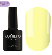 Гель-лак Komilfo Deluxe Series №D168 HEMA/TPO free, теплий жовтий емаль, 8 мл