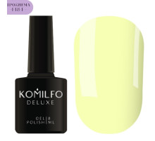 Gel polish Komilfo Deluxe Series No. D169 HEMA/TPO free, pale yellow enamel, 8 ml