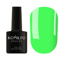 Gel-lacquer Komilfo Deluxe Series No. D171 bright saturated green neon, 8 ml