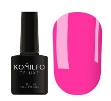 Gel polish Komilfo Deluxe Series No. D173 bright saturated pink neon enamel, 8 ml