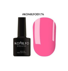 Гель-лак Komilfo Deluxe Series №D176 ніжно-рожевий емаль, 8 мл