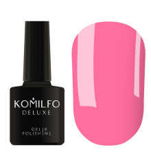 Гель-лак Komilfo Deluxe Series №D179 рожевий барбі емаль, 8 мл